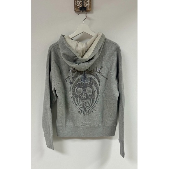 Zadig & Voltaire Clipper Punk Strass Hooded Sweatshirt. - Picture 1 of 5